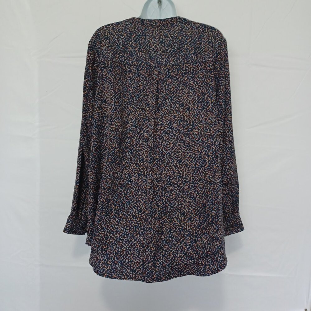 CJ Banks women top tunic blue v neck sz 1X - Picture 5 of 6